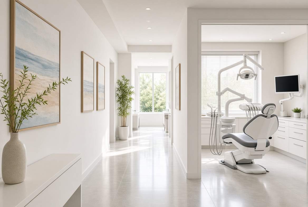 Healthcare practice setting prepared for patient care and insurance-billed work
