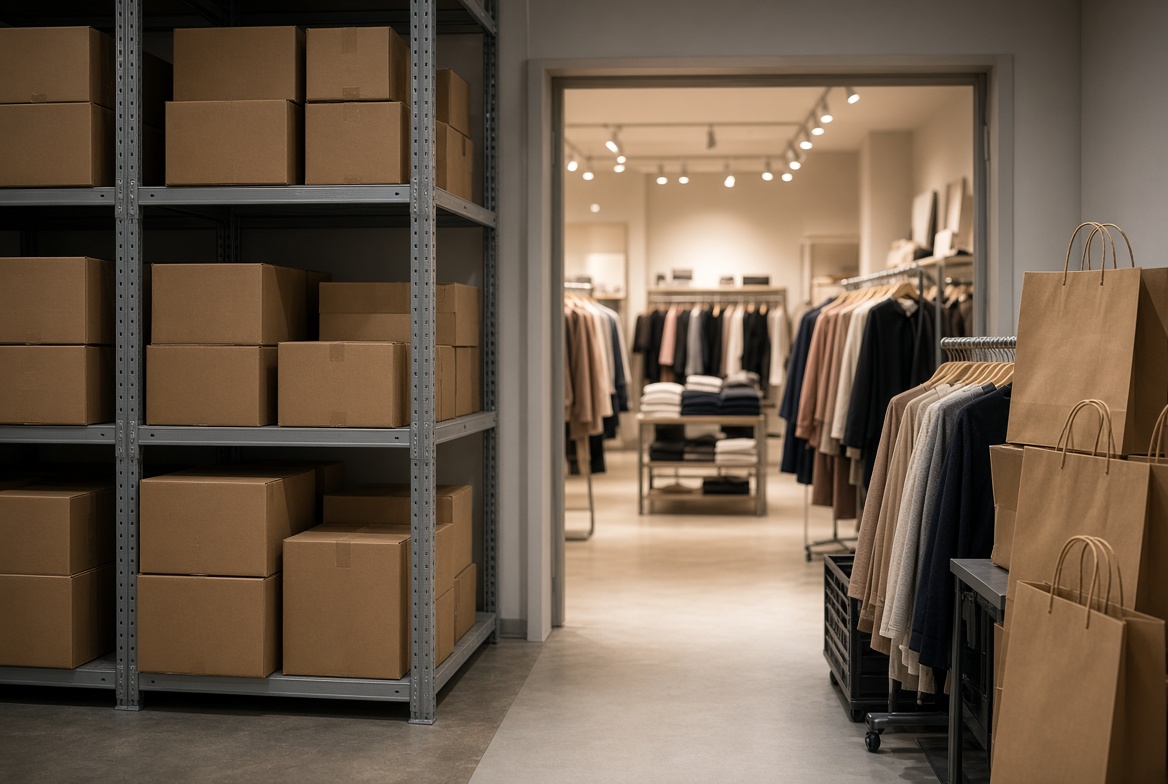 Stockroom inventory waiting to convert into sales